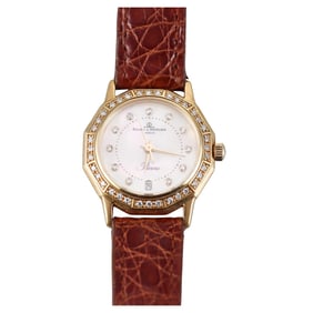 Baume & Mercier Riviera 18k Gold Diamond MOP Ladies Watch 83212 1