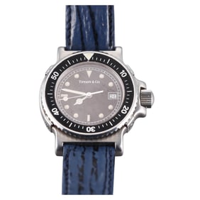 Tiffany & Co Divers L0719 Blue Watch
