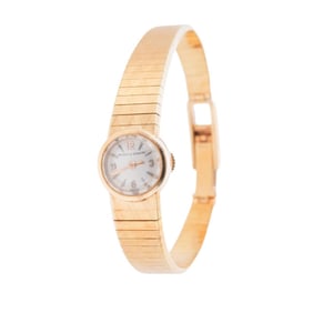Jaeger LeCoultre Vintage 18k Gold Ladies Backwind Watch 886738