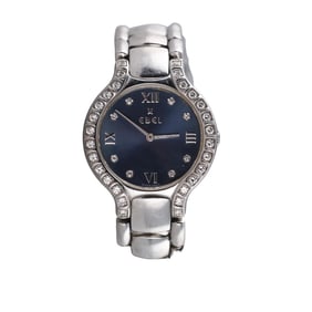 Ebel Beluga Diamond Steel Ladies Watch E9157428-20