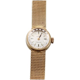 NOS Omega Ladymatic 14k GF Vintage Ladies Watch