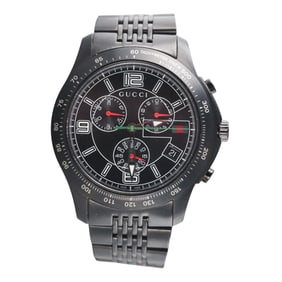 Gucci G-Timeless Black Tone Men's Chronograph Watch 126.2