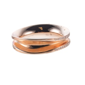 Chopard Rose Gold Diamond Band Ring