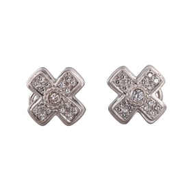 Doris Panos 18k Gold Diamond Earrings