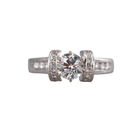 18k Gold 1ct Diamond Engagement Ring