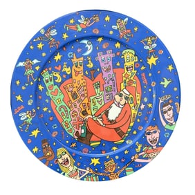 Rosenthal James Rizzi Christmas 2000 Porcelain Plate