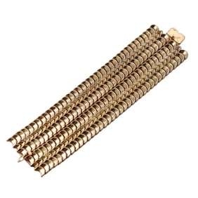 Retro 18k Yellow Gold Wide Bracelet