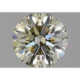 GIA 1.02 ct Round Brilliant Fancy Light Grayish Greenish Yellow VS2 Diamond