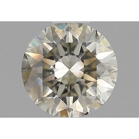 GIA 1.01 ct Round Brilliant Fancy Light Brown-Greenish Yellow I1 Diamond