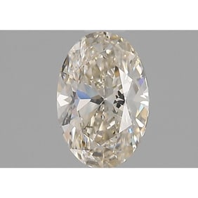 GIA 1.01ct Oval Brilliant M, Faint Brown SI1 Diamond