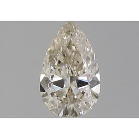 GIA 1.01 ct Pear Brilliant N, Very Light Brown SI2 Diamond