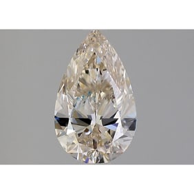 GIA 2.01 ct Pear Brilliant L, Faint Brown SI2 Diamond