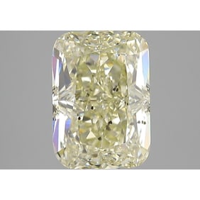 GIA 3.29 ct  Round-Cornered Rectangular Modified Brilliant  W to X Range SI2 Diamond