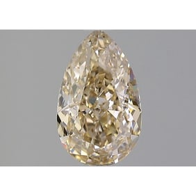 GIA 2.06 ct Pear Modified Brilliant Fancy Light Brown-Yellow VS2 Diamond