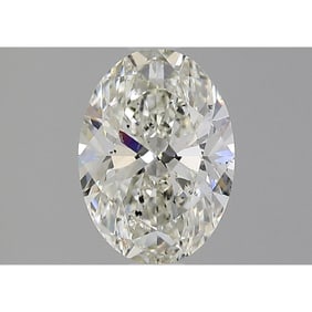 GIA 2.01 ct Oval Brilliant K SI2 Diamond