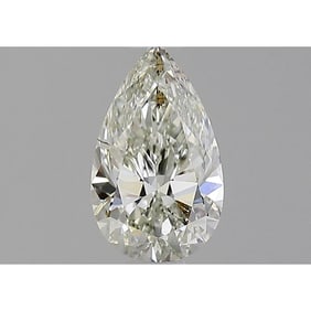 GIA 1.02 ct Pear Brilliant Fancy Light Grayish Greenish Yellow SI2 Diamond