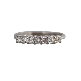 Platinum Diamond 7 Stone Ring