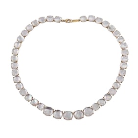 Ippolita Lollipop Gold Mother of Pearl Crystal Necklace