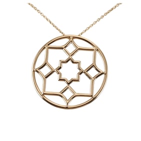 Tiffany & Co Paloma Picasso Zellige 18k Gold Pendant Necklace