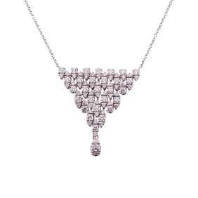 Pasquale Bruni 18k Gold 2.59ctw Diamond Pendant Necklace