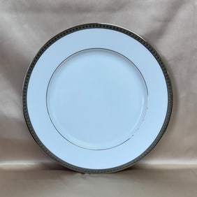 Bernardaud Athena France Platinum Dinner Plate Set of 4