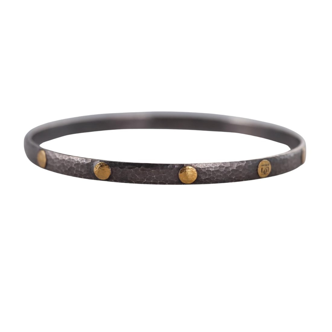 Gurhan 24k Gold Silver Bangle Bracelet: Metal : Sterling Silver / 24k Gold Designer : Gurhan Gemstone : None Measurements : Bracelet will fit approx. 7-7.25" wrist, width 5mm. Marked: : Gurhan mark, BL398/AG920. Wei