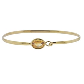 Georg Jensen Savannah 18k Gold Citrine Bracelet 1506