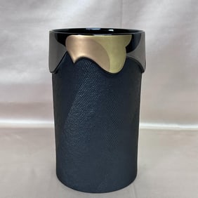Rosenthal Black & Gold Van Loon Johan Gerard Vase