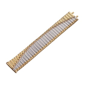 Michael Bondanza 18k Gold Platinum Diamond Bracelet