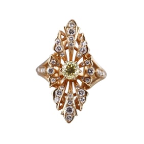 14k Gold 1.00ctw Diamond Ring