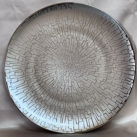 Rosenthal Walter Gropius TAC Skin Platinum Service Plate