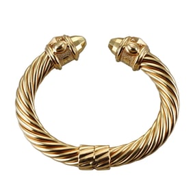David Yurman Renaissance 18k Gold 9mm Cable Bracelet