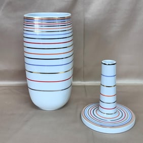 Rosenthal Yono Cyrrus Vase & Candle Holder