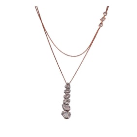 Bucherer 18k Gold Moonstone Pendant Necklace