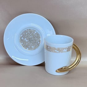 Rosenthal Cupola Gold Handle Cup & Saucer