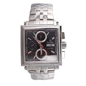 Bulova Accutron Day Date Chronograph Men's Watch 63C015