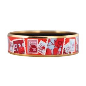 Hermes Enamel Bangle Bracelet