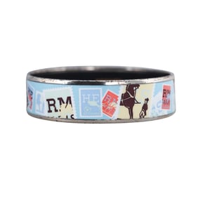 Hermes Enamel Bangle Bracelet