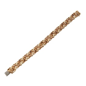 Tiffany & Co Vintage 18k Gold Diamond Sapphire Bracelet