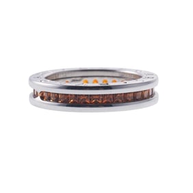 Bvlgari Bulgari B.Zero1 Citrine Gold Band Ring