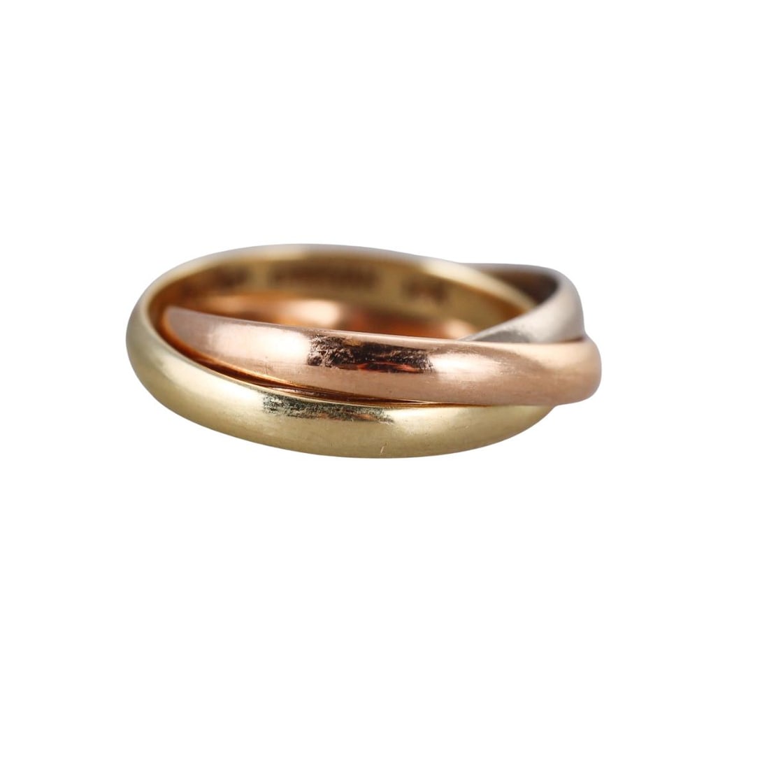 Cartier Dinh Van Vintage 18k Gold Trinity Ring (1 of 3)