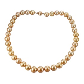 14k Gold South Sea Pearl Necklace