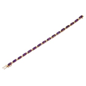 H. Stern 18k Gold Amethyst Bracelet