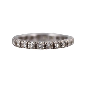 14k Gold Diamond Eternity Wedding Band Ring
