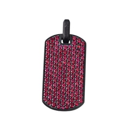 David Yurman Titanium Ruby Pendant