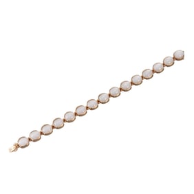 Gump's 14k Gold Jade Bracelet