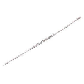 14k Gold Diamond Line Bracelet
