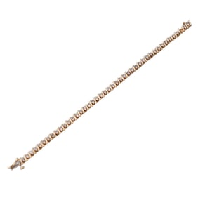 14k Gold 2.15ctw Diamond Line Bracelet
