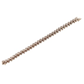 14k Gold 2.50ctw Diamond Bracelet