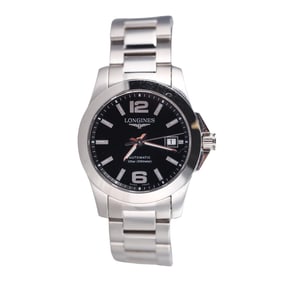 Longines Conquest Automatic Steel Watch L3.276.4